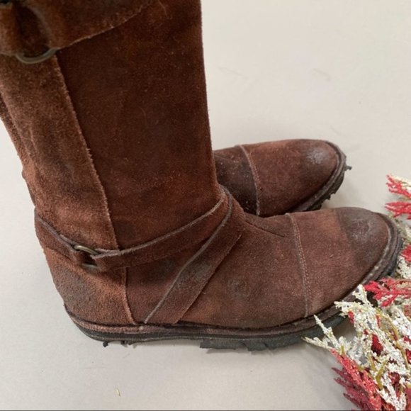 BED STU Four Corners brown leather zippered boots, women’s 7. - Picture 14 of 14